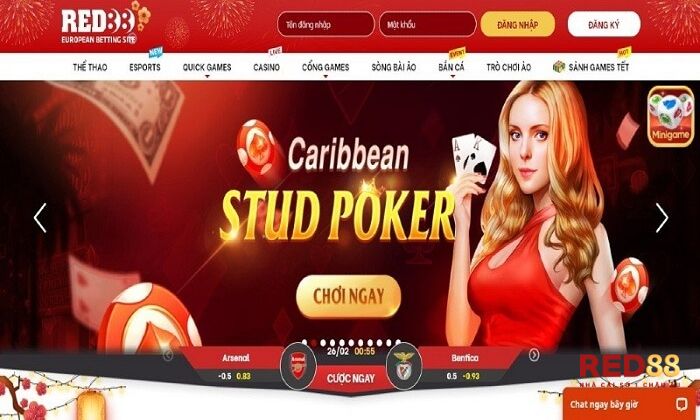 Tham gia Caribbean Stud Poker Red8 ngay để để nhiều phần thưởng siêu hấp dẫn