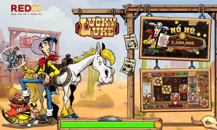 Lucky Luke Red88 mang đến một hành trình phiêu lưu đầy hứng khởi