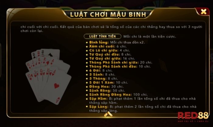 Một số thuật ngữ trong mậu binh Red88