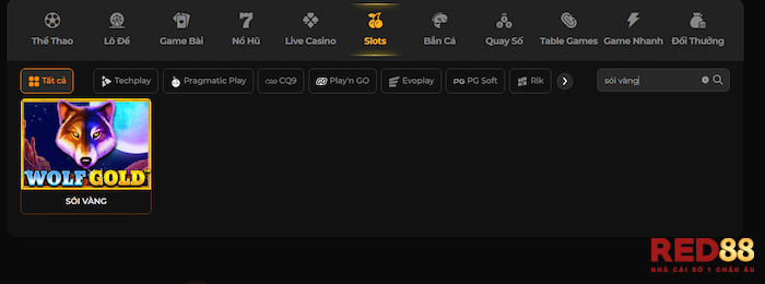 Điểm hấp dẫn của Sói Vàng Red88