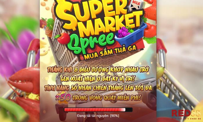 Supermarket Spree Red88 mang đến bầu không khí đi siêu thị vui vẻ cho người chơi