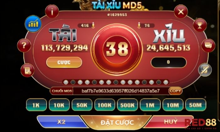 Các bước tham gia tài xỉu MD5 Red88