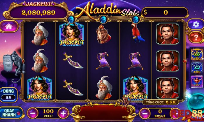 Những điểm độc đáo của Nổ hũ Aladdin tại Red88