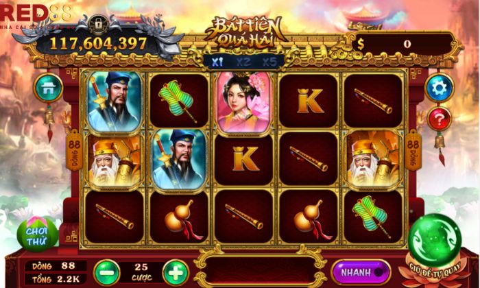 Khám phá tựa game đình đám Bát Tiên Quá Hải tại cổng game Red88