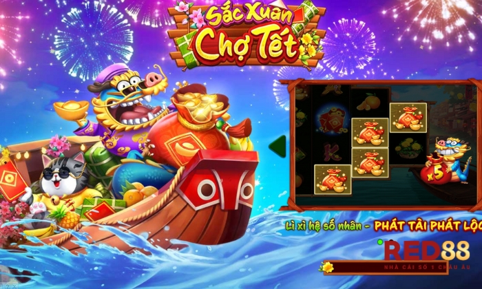 Giới thiệu tổng quan về tựa game nổ hũ Chợ Tết Red88