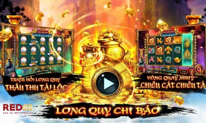 Long Quy Chi Bảo Red88 đưa cược thủ vào một không gian đầy sung túc và tài lộc