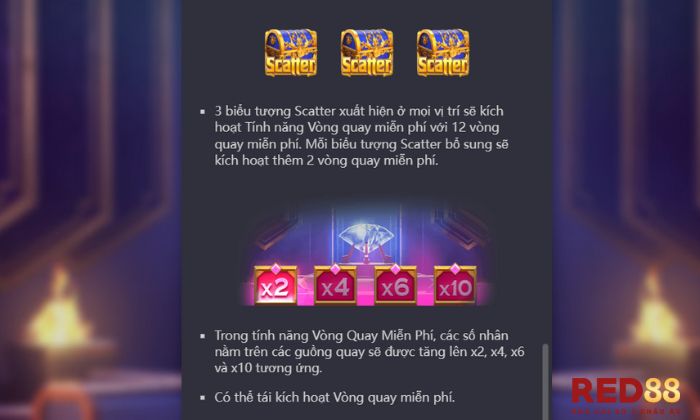 Tính năng Vòng quay miễn phí trong game Kho Báu Hùng Vĩ 