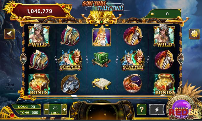 Giao diện bàn game với những biểu tượng truyền thống quen thuộc