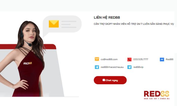 Liên hệ với Hotline Red88 để được hỗ trợ