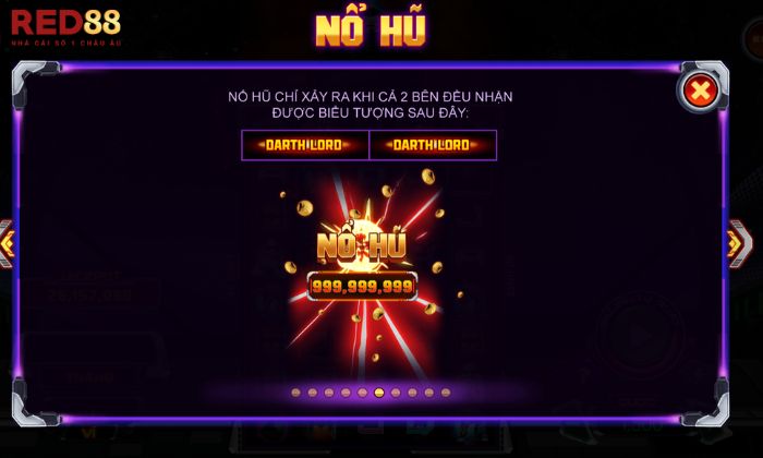 Nổ hũ Jackpot Thần Lực Bóng Tối Red88 