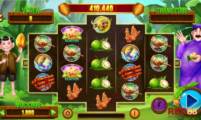  Giao diện game Thằng bờm Red88 bắt mắt, vui nhộn