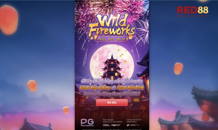 Cách chơi Wild Fireworks Red88 đơn nhất